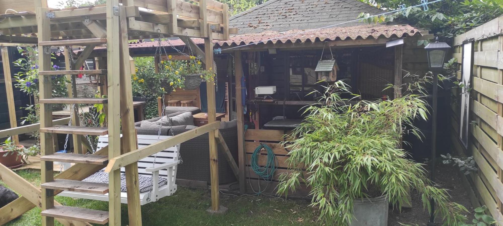"Tempat Senang" Chalet On The Beautiful Veluwe With Airco Sauna Bbq Jacuzzi Beamer And Dog Putten Dış mekan fotoğraf