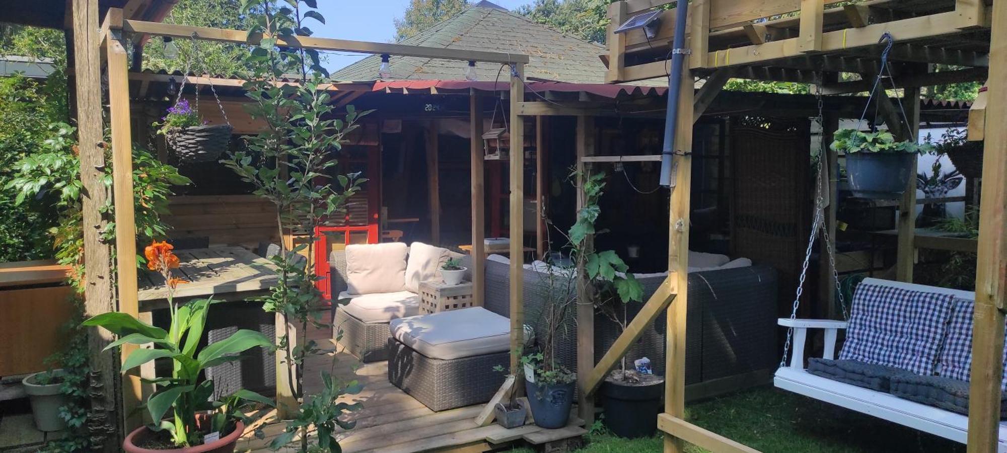 "Tempat Senang" Chalet On The Beautiful Veluwe With Airco Sauna Bbq Jacuzzi Beamer And Dog Putten Dış mekan fotoğraf